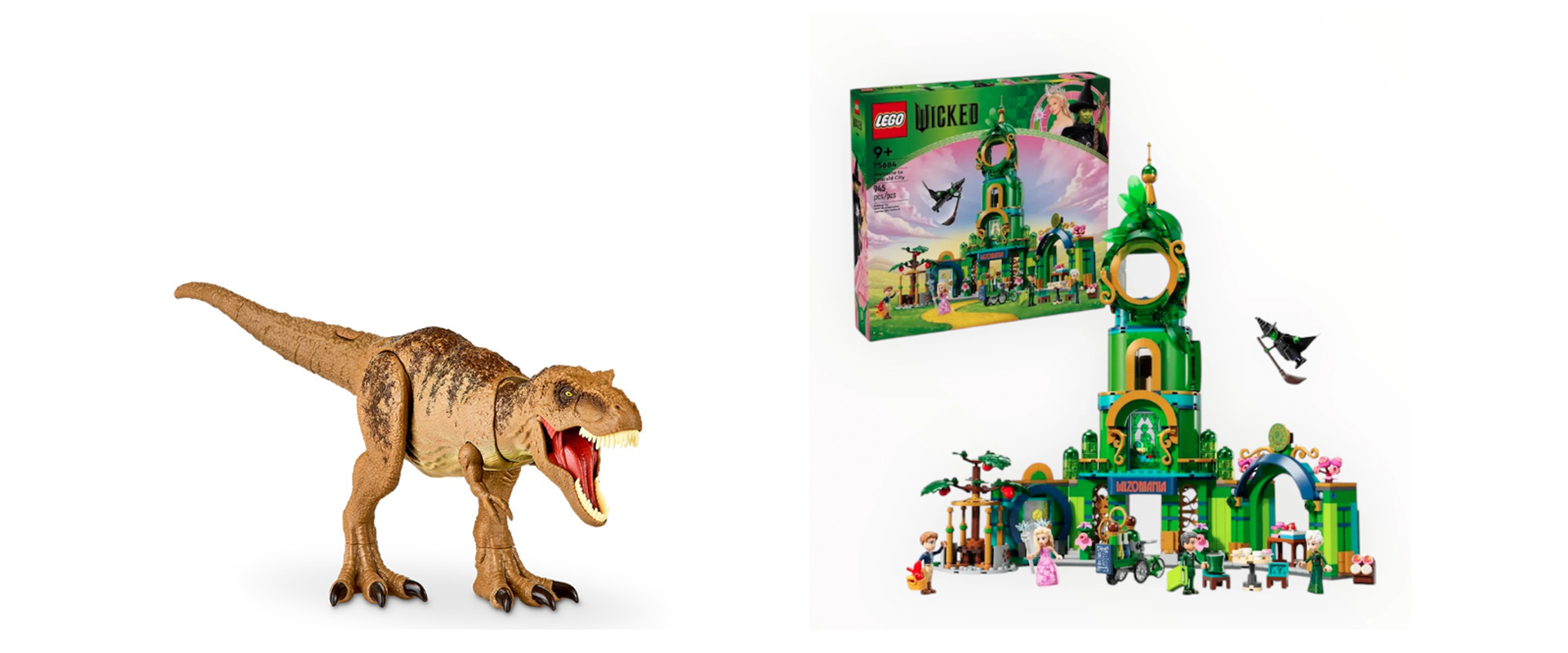 Argos Names Wicked and Jurassic World on Annual Top Toys List for Christmas 2024 Universal